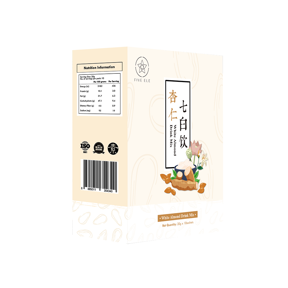 White Almond Drink Mix 杏仁七白饮